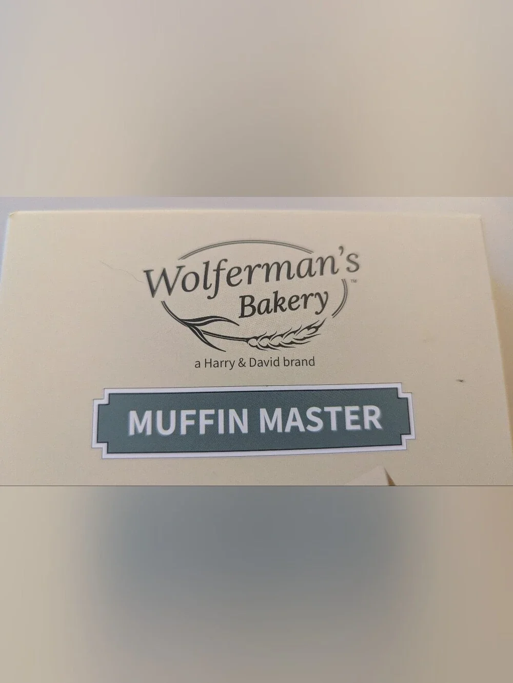 Wolferman's Bakery - a Harry & David brand MUFFIN MASTER. New, Original Box.